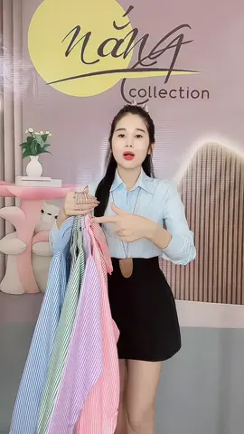 Sơ mi nữ kẻ nhỏ. Chất liệu vải lụa kate mềm mỏng nhưng lại không lộ áo trong. Ít nhăn. #sominu #jyp #xuhuong #lenxuhuong #livehighlights 