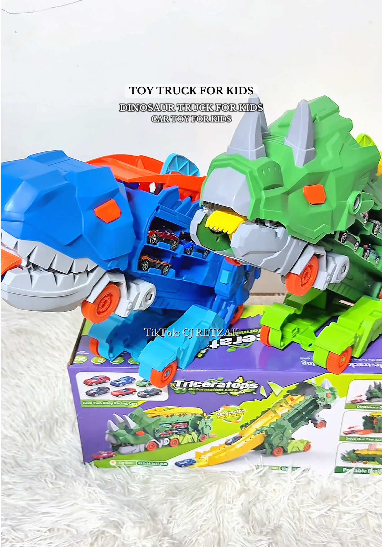 GIFT FOR KIDS? DINOSAUR TRUCK FOR KIDS #dinosaurtruck #cartoys #toycars #kidstoy #dinosaurtruck 