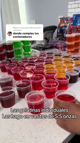 Replying to @Samanta Monroy612 ricas gelatinas en vaso #gelatinas #gelatinaenvasos #fiestainfantil #postresfaciles #gelatina 