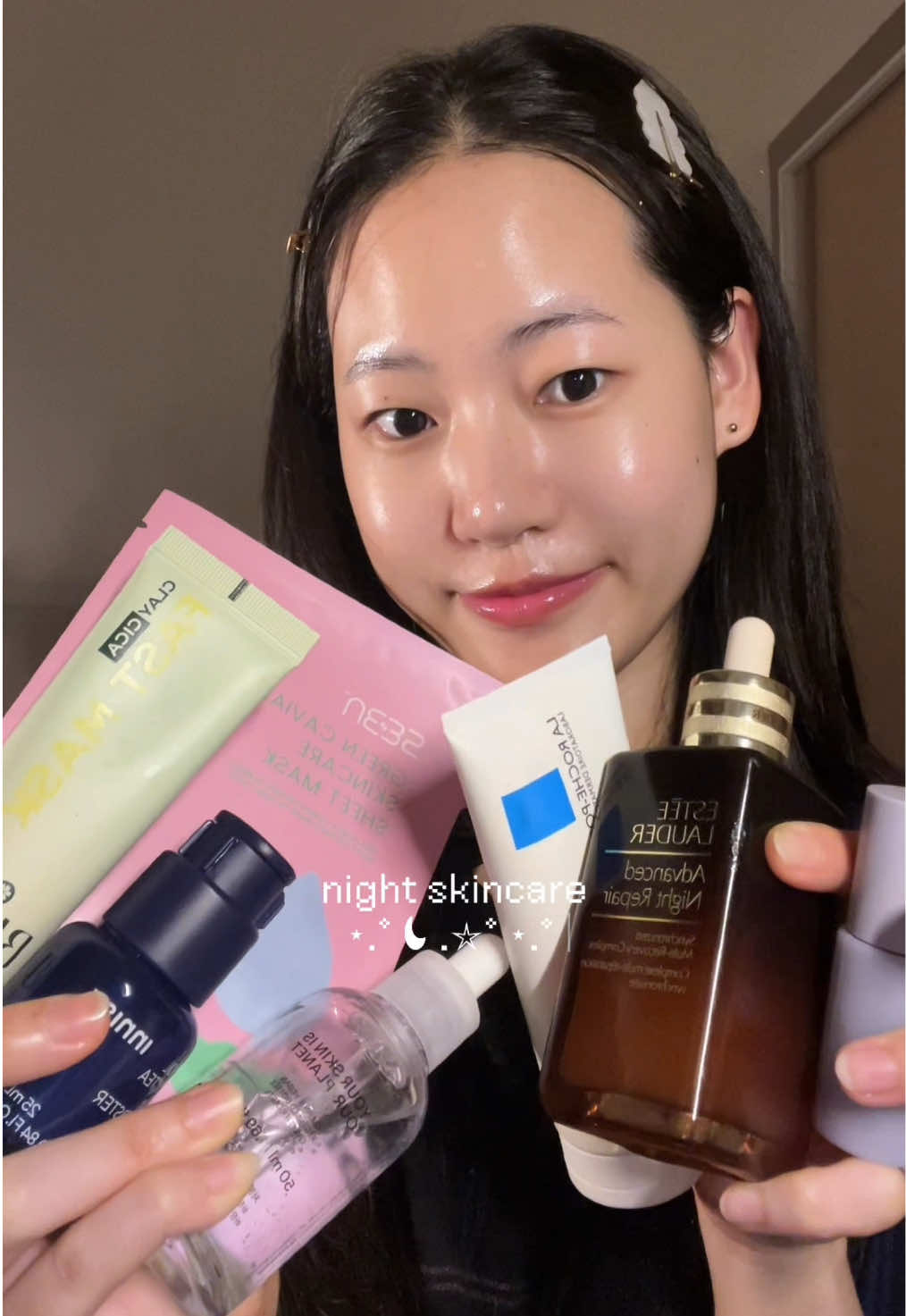 another night skincare routine 🌙💤 #skincare #skincareroutine #nightroutine #สกินแคร์ 