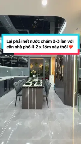 Lại phải hết nước chấm 2-3 lần với căn nhà phố 4.2 x 16m này thôi ❤️
