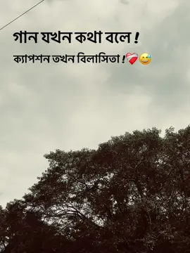 গান যখন কথা বলে ক্যাপশন তখন বিলাসিতা ❤️‍🩹😅 . . #galib_mirza_📓🖊️  #foryou #viral #tiktok #caption 