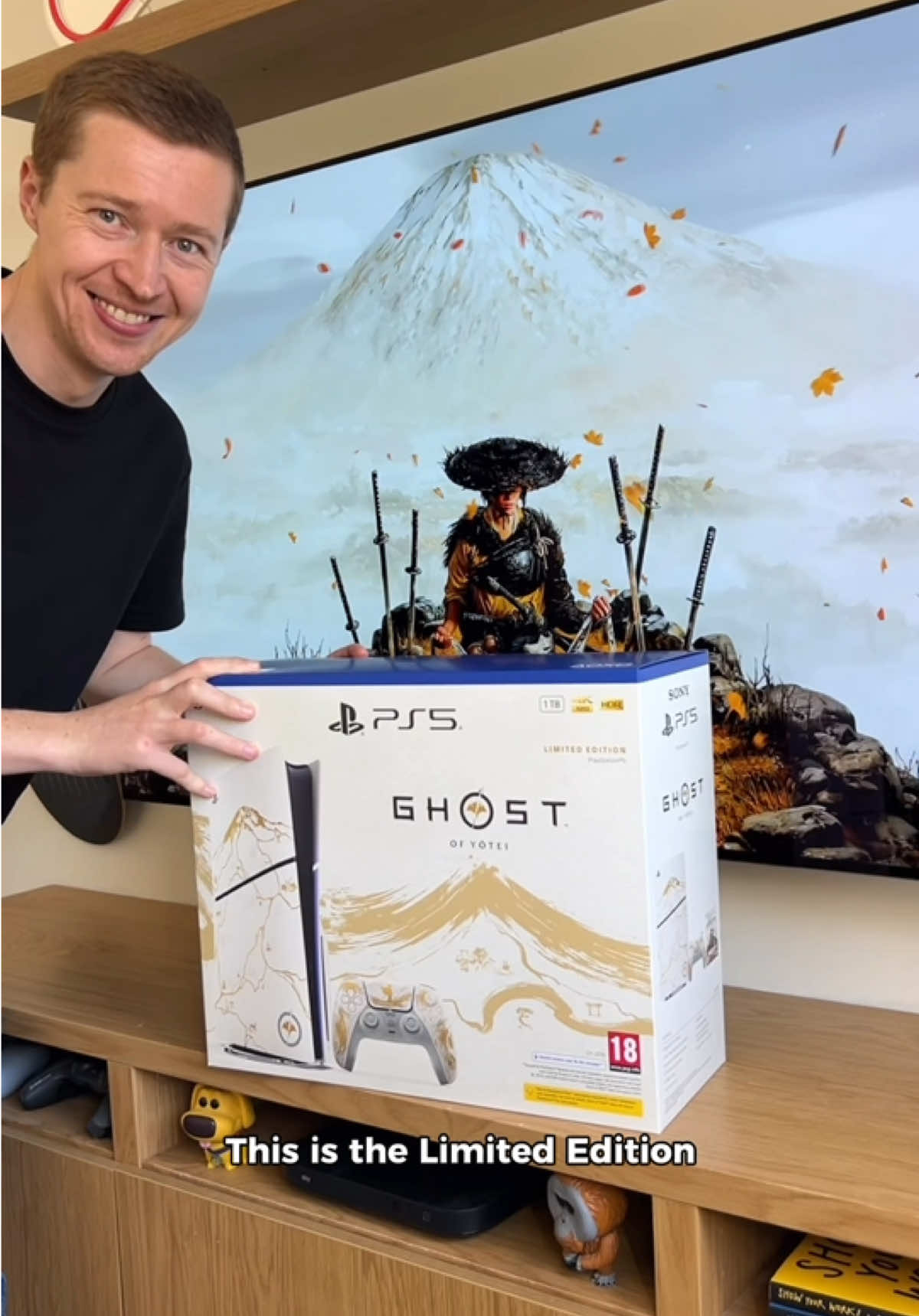 The Ghost of Yōtei Limited Edition PS5 Slim bundle looks incredible! Thank you @Smyths Toys Superstores for sending it out! #ghostofyotei #ps5 
