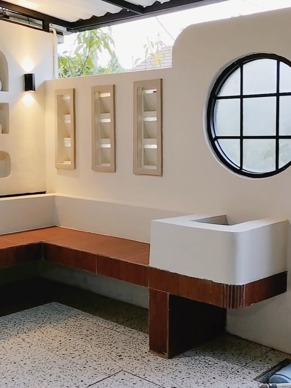 Desain teras minimalis ☺🥰🥰 #inspirasiterasrumah #renovasiteras #rumahidaman #terasaesthetic #rumahidaman 