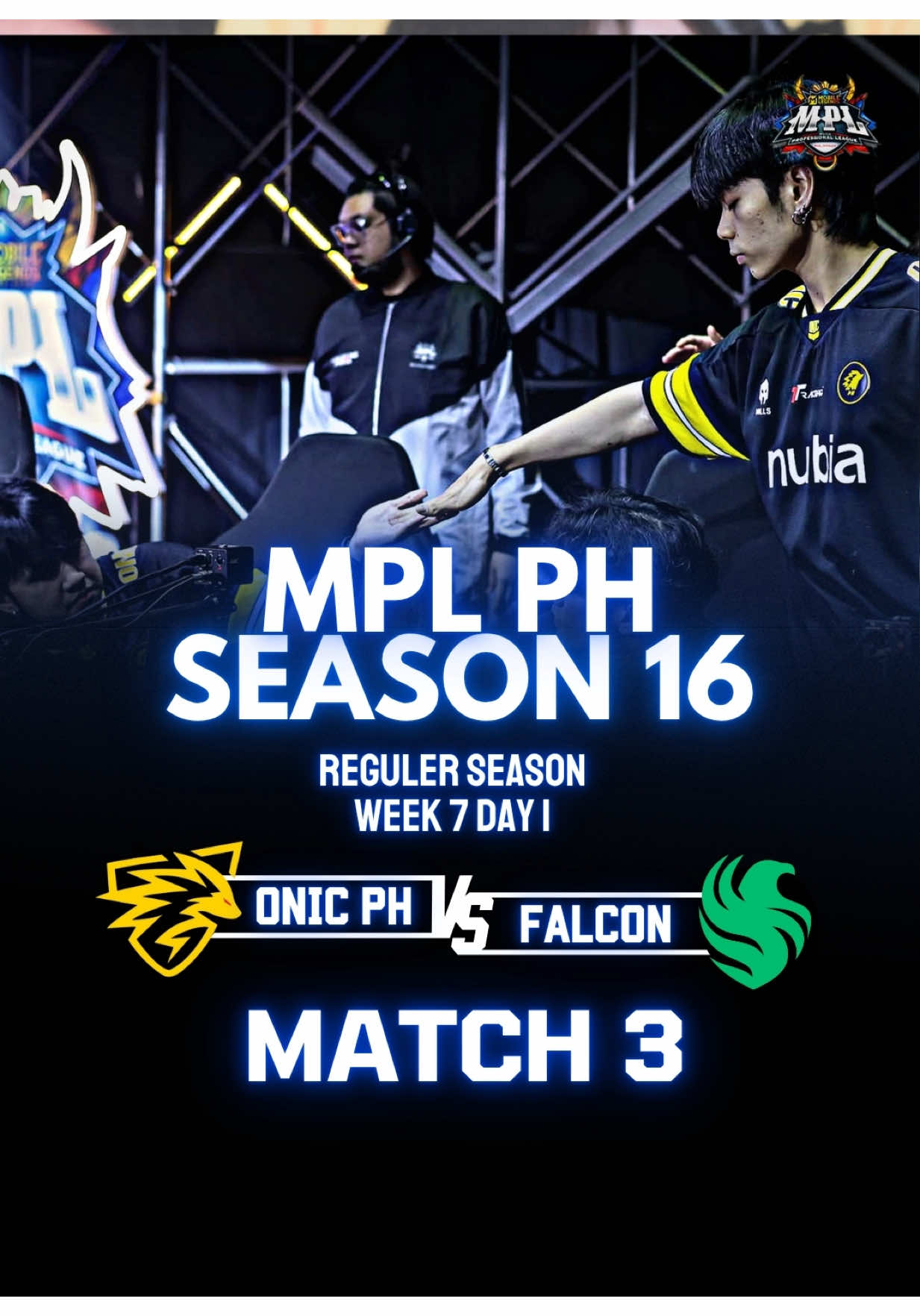Highlights • MPL PH S16 || ONIC PH VS FALCON - GAME 3 #mplph #onicphilippines  #NEXTJagoanMabar #MLBBNEXT2025 #fyp 