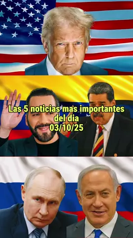 Las 5 noticias más importantes del día 03/10/25 #noticiastiktok #breakingnews #mexico #noticiasen1minuto #ultimahora 