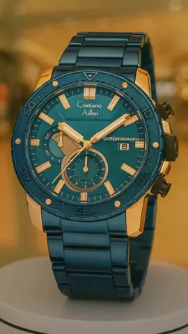10.10 Power Shop Buy 1 Get 1 !!! Cristiano Aillen Jam Tangan Pria Analog 8900 Rantai Stainless Steel Chronograph Kaca Sapphire Water Resistant 3 ATM Watches Waterproof Arloji #jamtanganpria #cristianoaillen #promoseruweekend #powershop #fyp 
