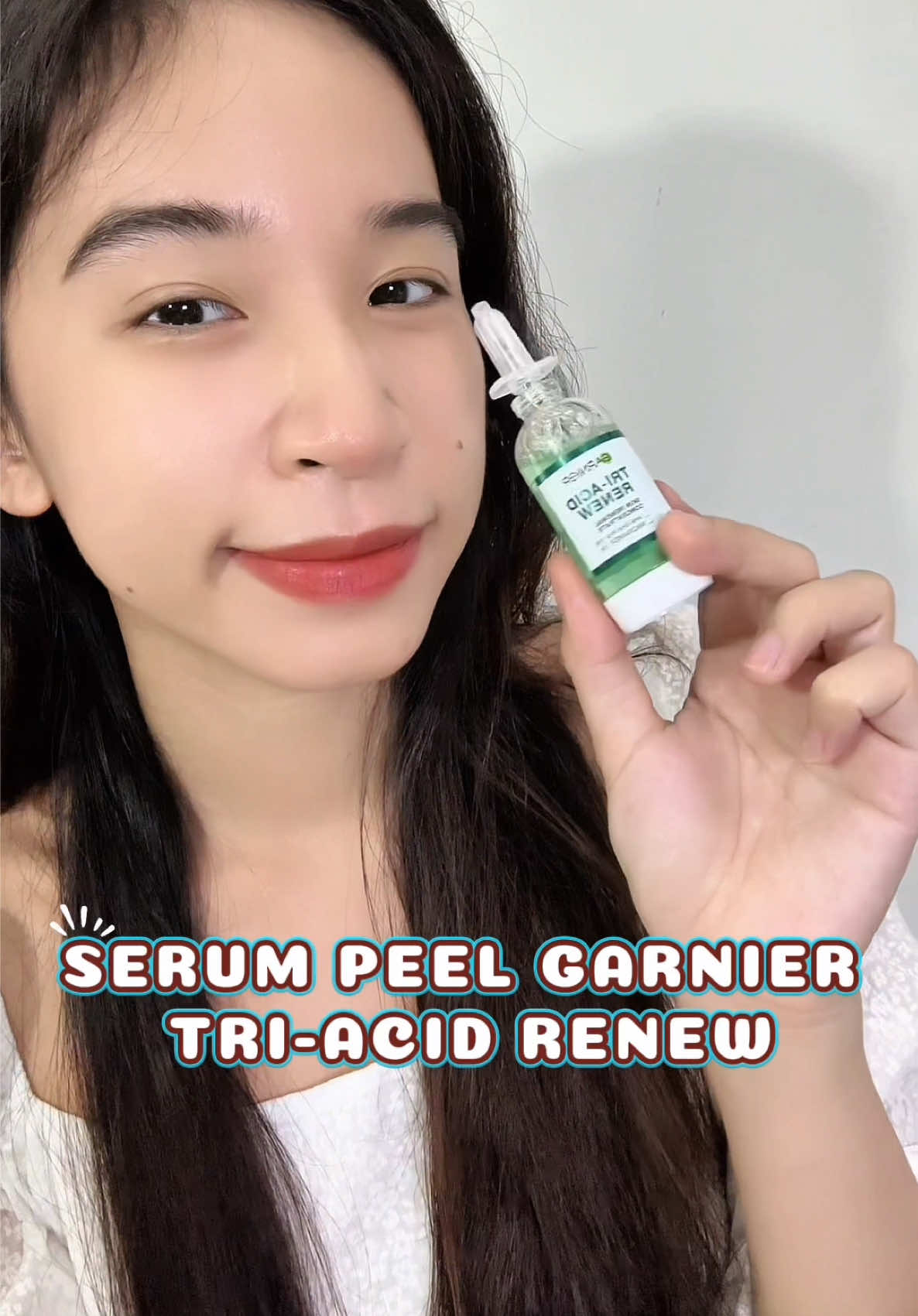 Muốn da sáng căng mướt? Lựa chọn Serum Peel Tri-Acid Garnier là đủ 🧖🏻‍♀️ #skincare #serumpeelxanh #HợpTácCùngGarnier #tiktok #xuhuong 