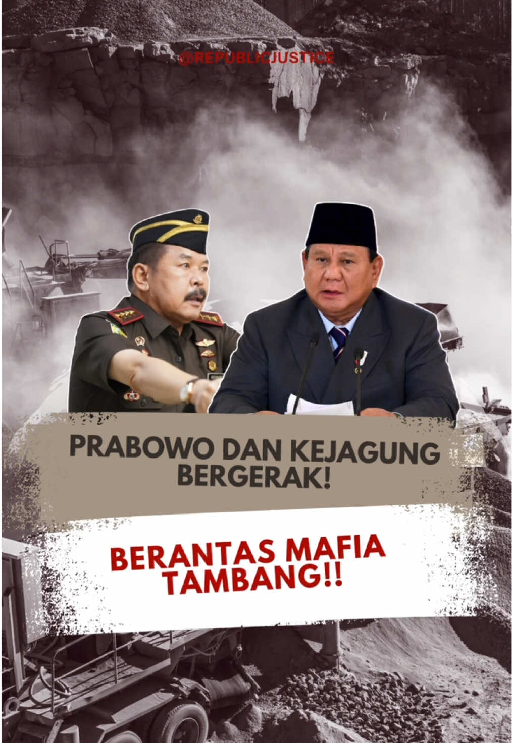 Prabowo dan Kejagung berantas korupsi timah! #reformasipengadilan #hukumhumanisberkeadilan #sikattambangilegal #tambang #prabowo 