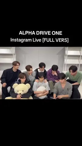 𝗔𝗟𝗣𝗛𝗔 𝗗𝗥𝗜𝗩𝗘 𝗢𝗡𝗘 Instagram Live [FULL VERS]  #ALPHADRIVEONE #알파드라이브원 #ALD1 
