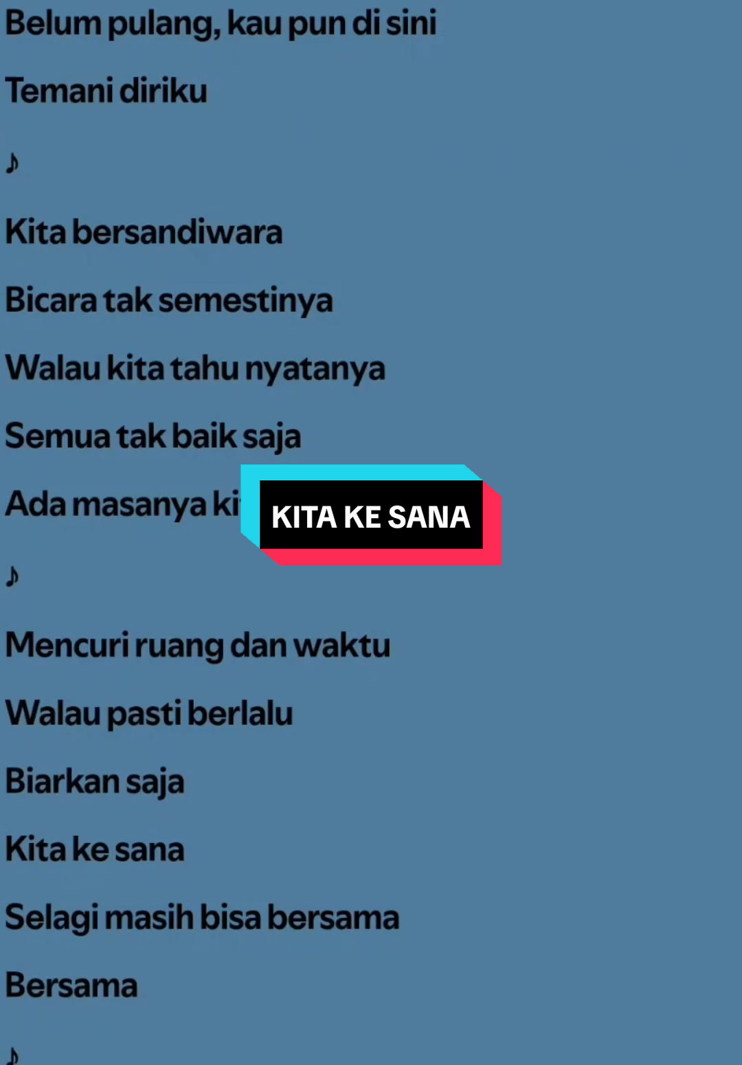 Kita Ke Sana--Hindia #kitakesana #hindia 