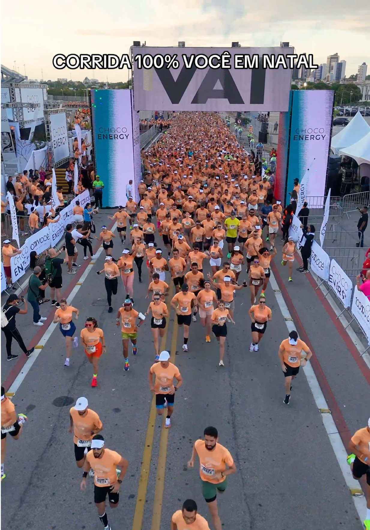 #corrida100porcentovocê em Natal! Lindo demais! 🤍