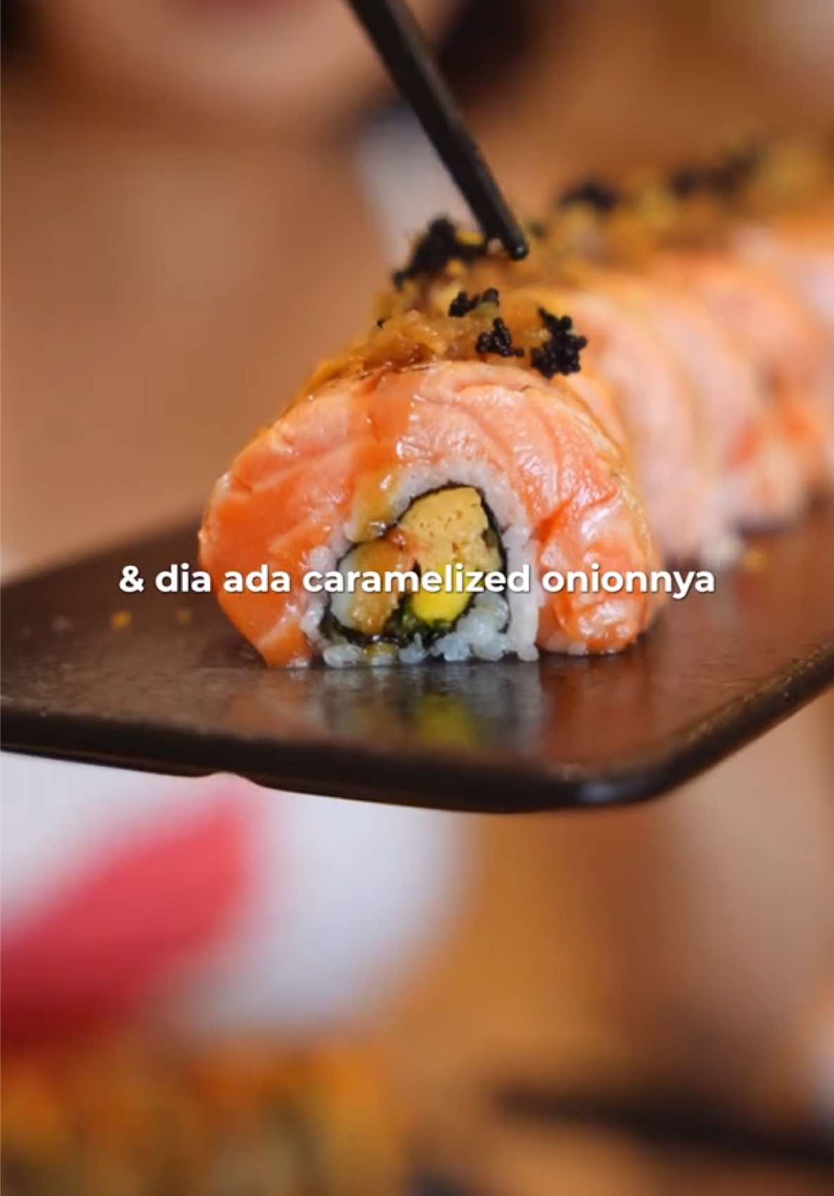 SUSHI SALMON TEBEL underrated parah… masih jarang ada yang tau KAWA SUSHI Gading Serpong  #creatorsearchinsights sashimi japanese food 