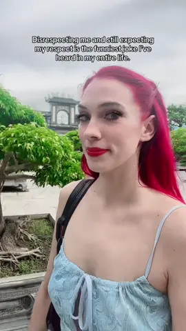 Disrespect me and still expect respect? That’s the biggest joke of all 🤡 Filmed in Vietnam, where I’ve learned the hard way about boundaries, red flags, and survival. I share it all in What They Don’t Tell Women Who Travel Alone. #solotravel #redflags #travelgirls 