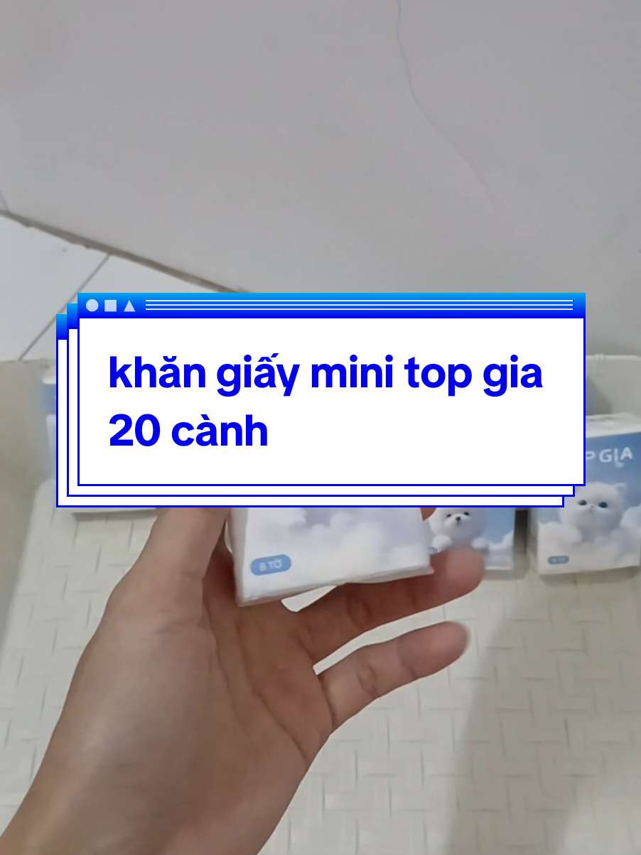 khăn giấy mà  rút  ra nhàu nát, dính  bụi thì thua luôn  Mình chuyển qua loại  khăn giấy mini top gia  này  Gọn, sạch, tiện  cực  Link  combo mình hay dùng  để góc trái màn hình #lenhan2494  #khangiaymini #khangiaytopgia #dodungcanhan #xuhuongtiktok 