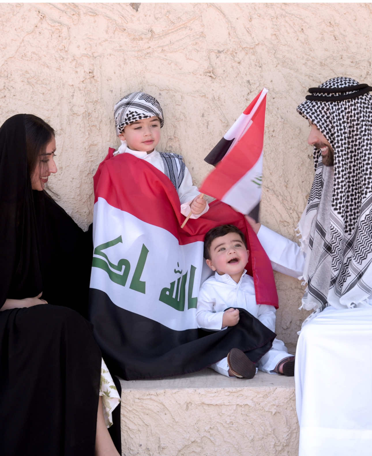 اهل العراق وينكم ❤️ 🇮🇶  #عقيل_الرئيسي #فرح_الهادي #ادم_الرئيسي #نوح_الرئيسي #العراق 