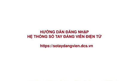 Hướng dẫn đăng nhập vào hệ thống sổ tay đảng viên điện tử. #xuhuong #vairal #nienchiase #sotaydangvien #dangvien 