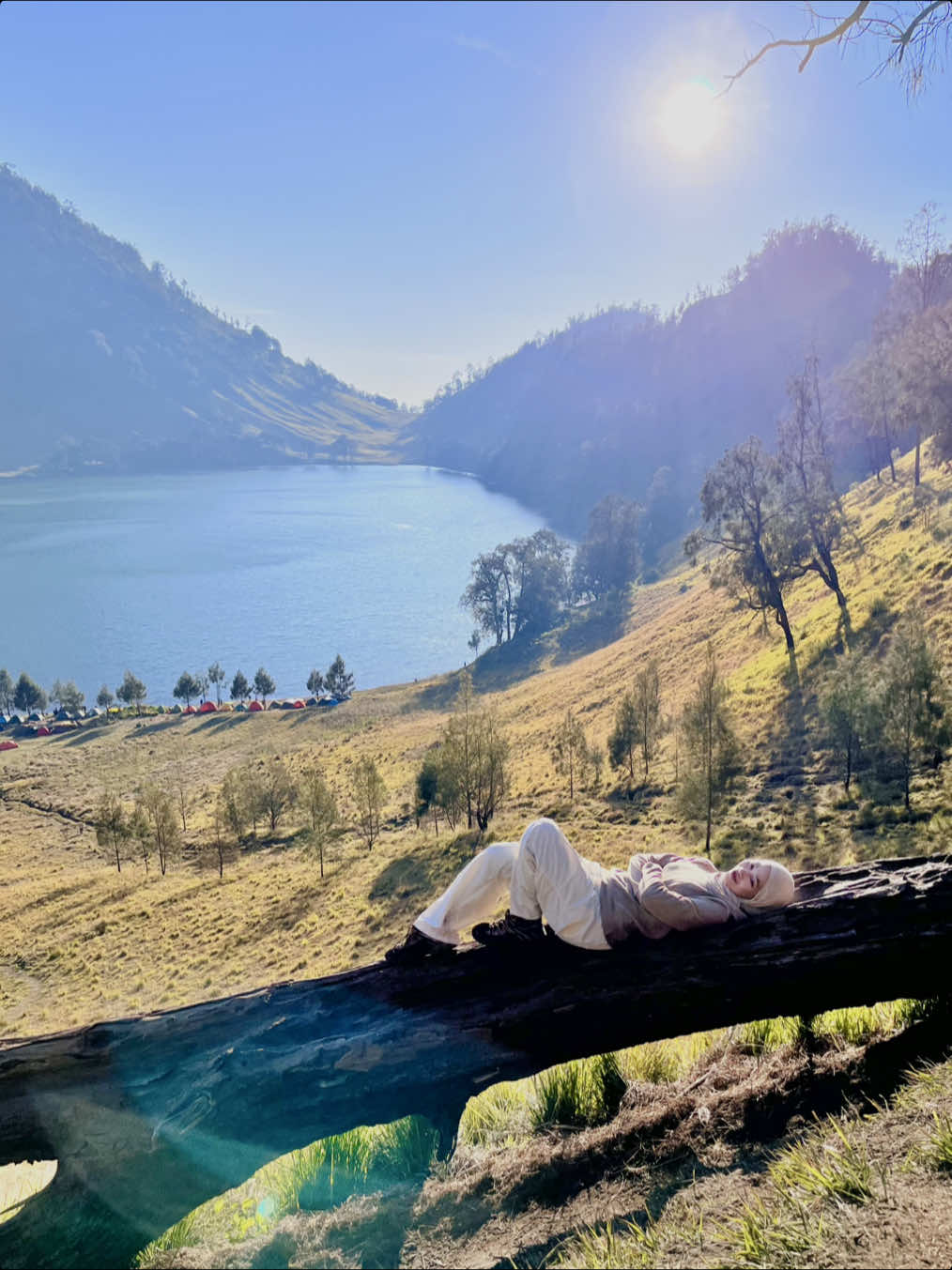 Alamak inikah jatuh cinta? #semeru #ranukumbolo #fyp 