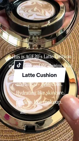 This is AGE20’s Latte Cushion ✨ Essence-infused for glowing skin  Lightweight, full coverage + SPF50+ ☀️ Hydrating like skincare, flawless like makeup — all in just one step 💖 Ranked No.1 at Cosmoprof! Enjoy a special discount now. My shade: 21N Vanilla  @AGE20'S  #AGE20S #FindYourLatte #EssenceCushion #tiktokshopcreatorspicks #tiktokshopblackfriday