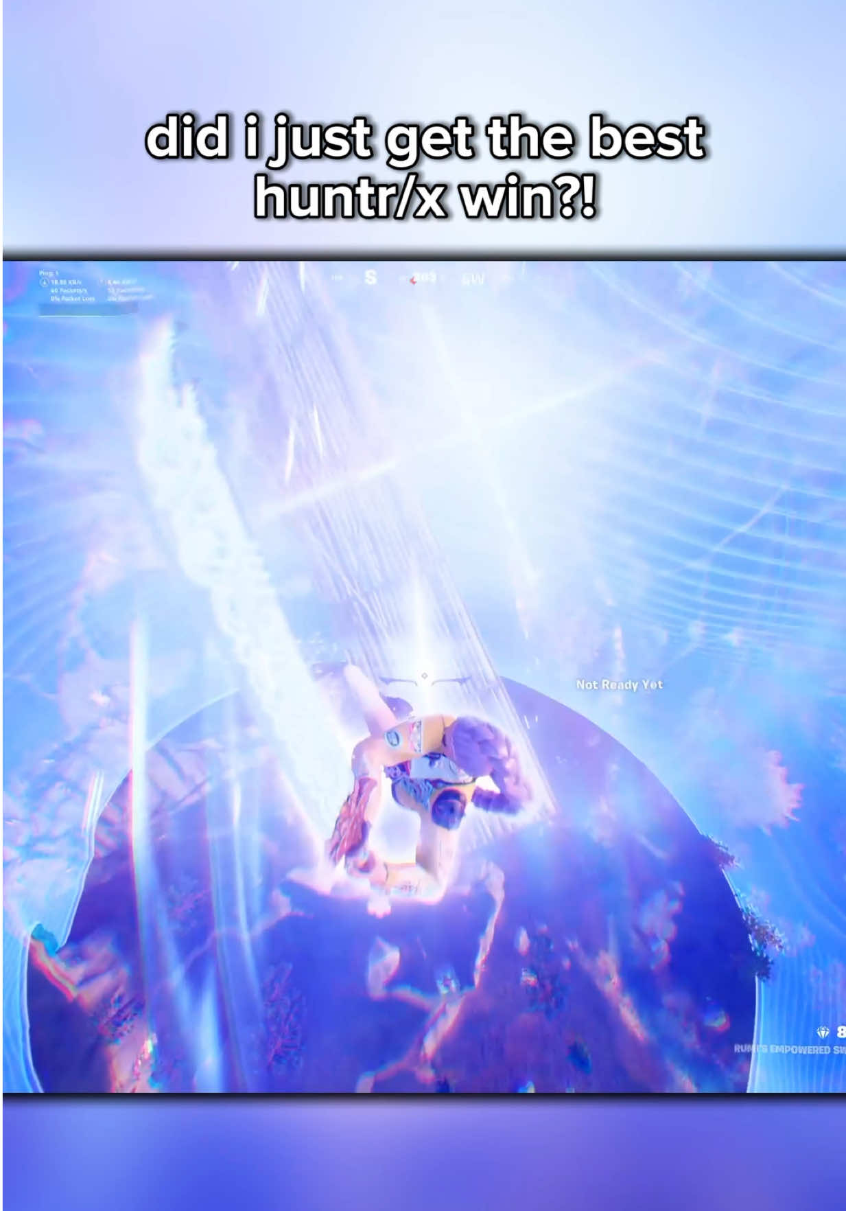 Bro didn’t know Rumi could fly.. 😭 #fortnite #fyp #kpopdemonhunters #lynxyy 