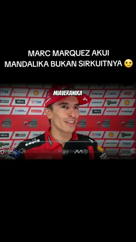 MARC MARQUEZ AKUI MANDALIKA BUKAN SIRKUITNYA 🥲 Nonton lengkapnya di youtube channelku link di bio ya. - #marcmarquez #peccobagnaia #motogp #mm93 #alexmarquez 