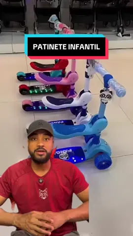 Patinete Infantil 3 Rodas com Led. ________ #patinete #patineteinfantil #patinete3rodas #brinquedos #diadascrianças 