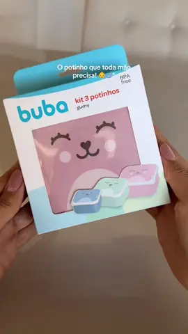 Kit 3 potes Buba Bubazoo Kit 3 potinhos lanceira lanche infantil potinho buba.##achadinhosshoppe🛍️🛒🔥##shopee@@Shopee Brasil