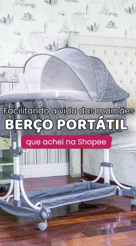 👶✨ Berço Portátil Moisés PipDip – com balanço, mosquiteiro e trava de segurança, ideal até 3 anos! #BebêSeguro #ConfortoInfantil #mamãeebebê 