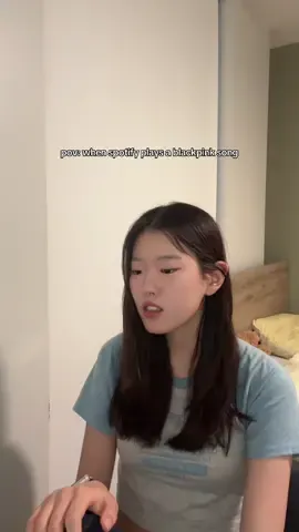 pov: when spotify plays you a #blackpink song #kpop #fyp #singing #music 