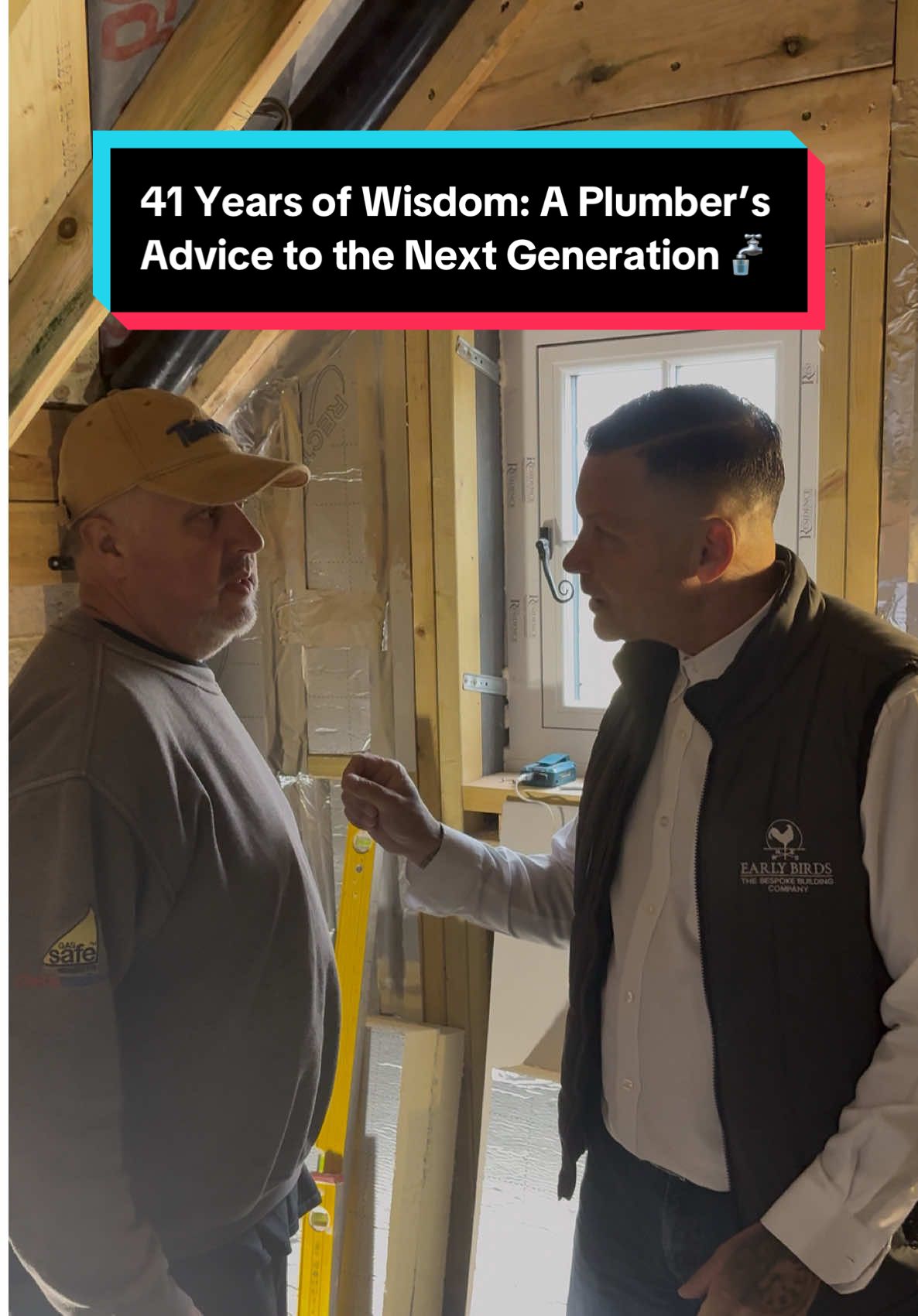 41 years in the plumbing trade means he’s seen it all🚰🔧 From the early days on site to the modern world of construction, his advice is simple but powerful.  For anyone starting out in the trades, this is a message you need to hear👀✏️ #plumber #plumbingtrades #apprenticeship #construction #advice 