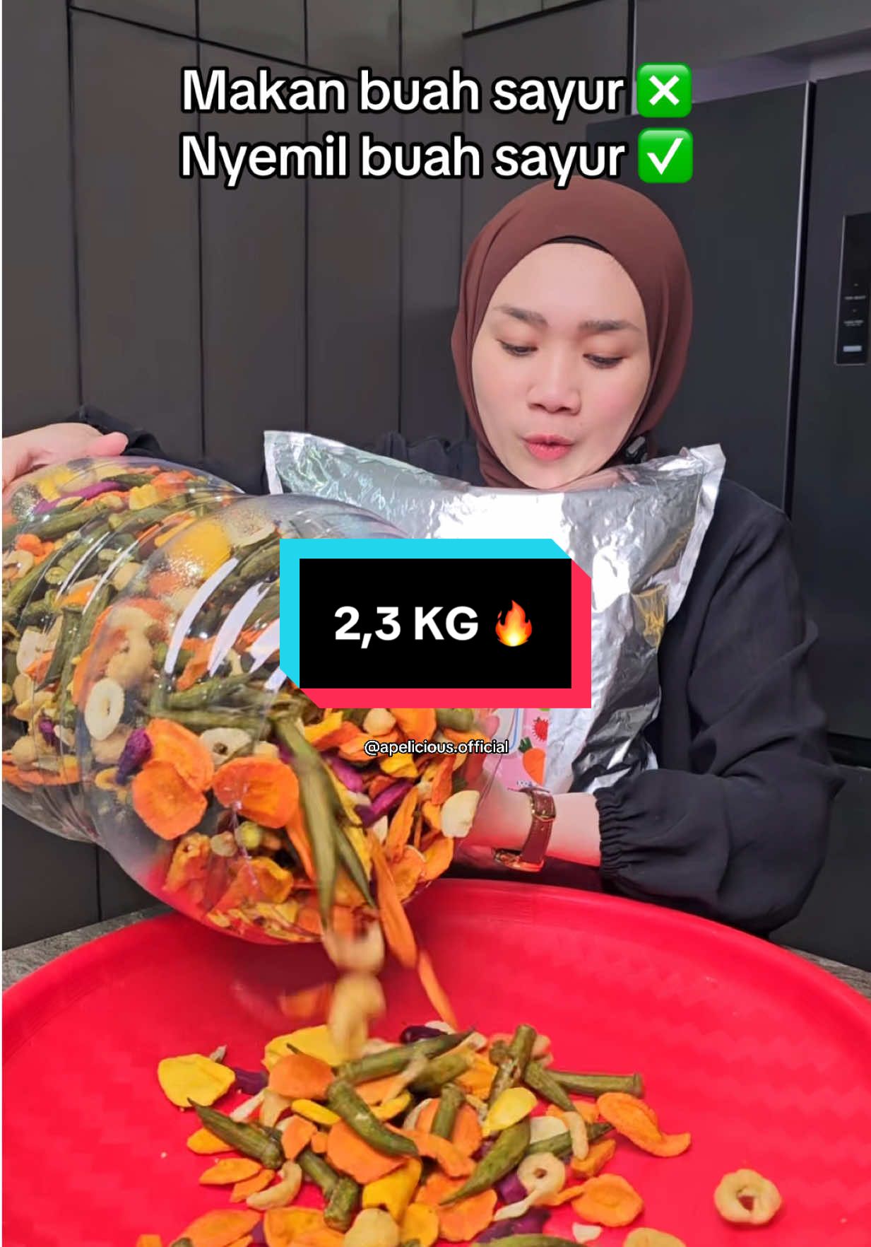 Kayanya kalo sebanyak ini seukuran 1 kebun yg dijadiin keripik 😭😭 #apelicious 