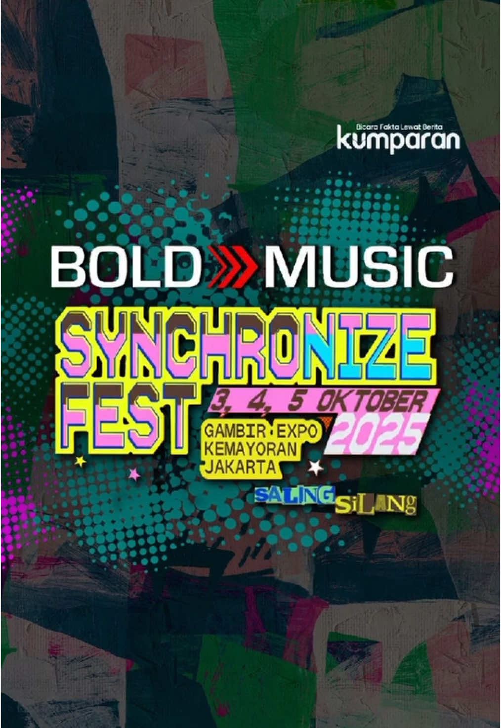 Sudah siap seru-seruan di Synchronize Fest 2025? Mampir ke Bold Music Lounge, nikmati live show, karaoke, standup, meet & greet, dan berbagai aktivitas seru lainnya! Bikin momenmu makin epic bareng Bold Music! #kstudio #SynchronizeFest25 #BoldMusicXSynchronizeFest25 #LagidiSynchronize #BoldMusic