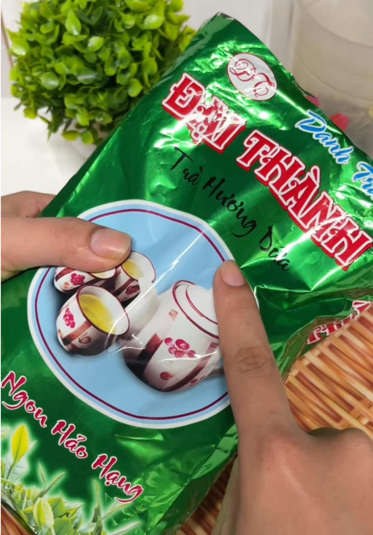 Trà sâm dứa đại thành #tra #traxanh 