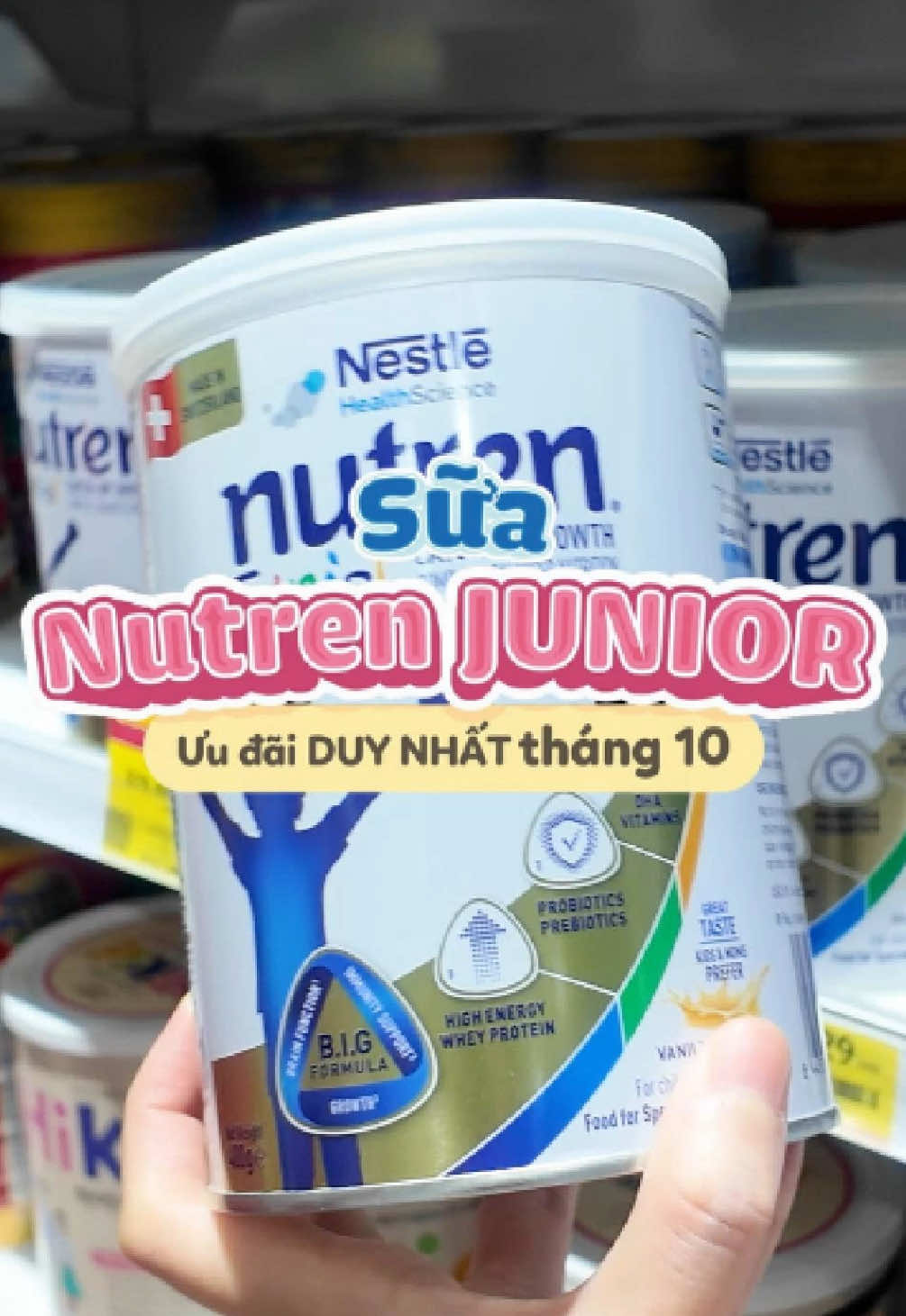 Nutren Junior trong giỏ hàng có deal hời nha mom ❤️‍🔥 #ConCung #LoveConCung #nutrenjunior 