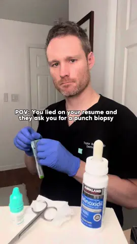 Straight to jail. 🚔👊 (For the record: a punch biopsy is NOT an actual punch 😂—it’s a dermatology procedure where we use a small circular blade to remove a sample of skin for diagnosis 🧑‍⚕️🔬). Dermatologists and other providers use punch biopsies all the time to diagnose things like: ✨ Rashes and autoimmune conditions ✨ Hair/scalp disorders ✨ Skin cancer (melanoma, basal cell, squamous cell) It’s quick, safe, and (usually) just needs a tiny stitch. 🪡✂️ ⚠️ Don’t try this at home—leave the “punches” to the professionals. 😉 And for the literary police who say this is the incorrect use of ‘POV’… I wrote this specifically with all you in mind.