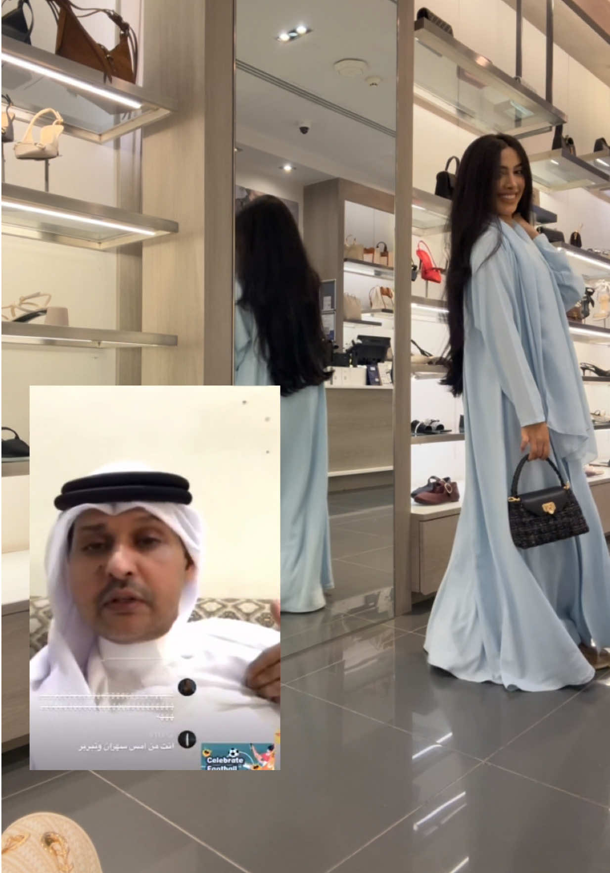 حي الشتاء وحي ما جابه 🙈#عبايات #اكسبلور #wintervibes #شناط #bag 
