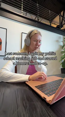 Thankful is an understatement. I love this community we have built more than anything!❤️ #fyp #homeschool #homeschoolcoop #cozyclassroom #teacher 