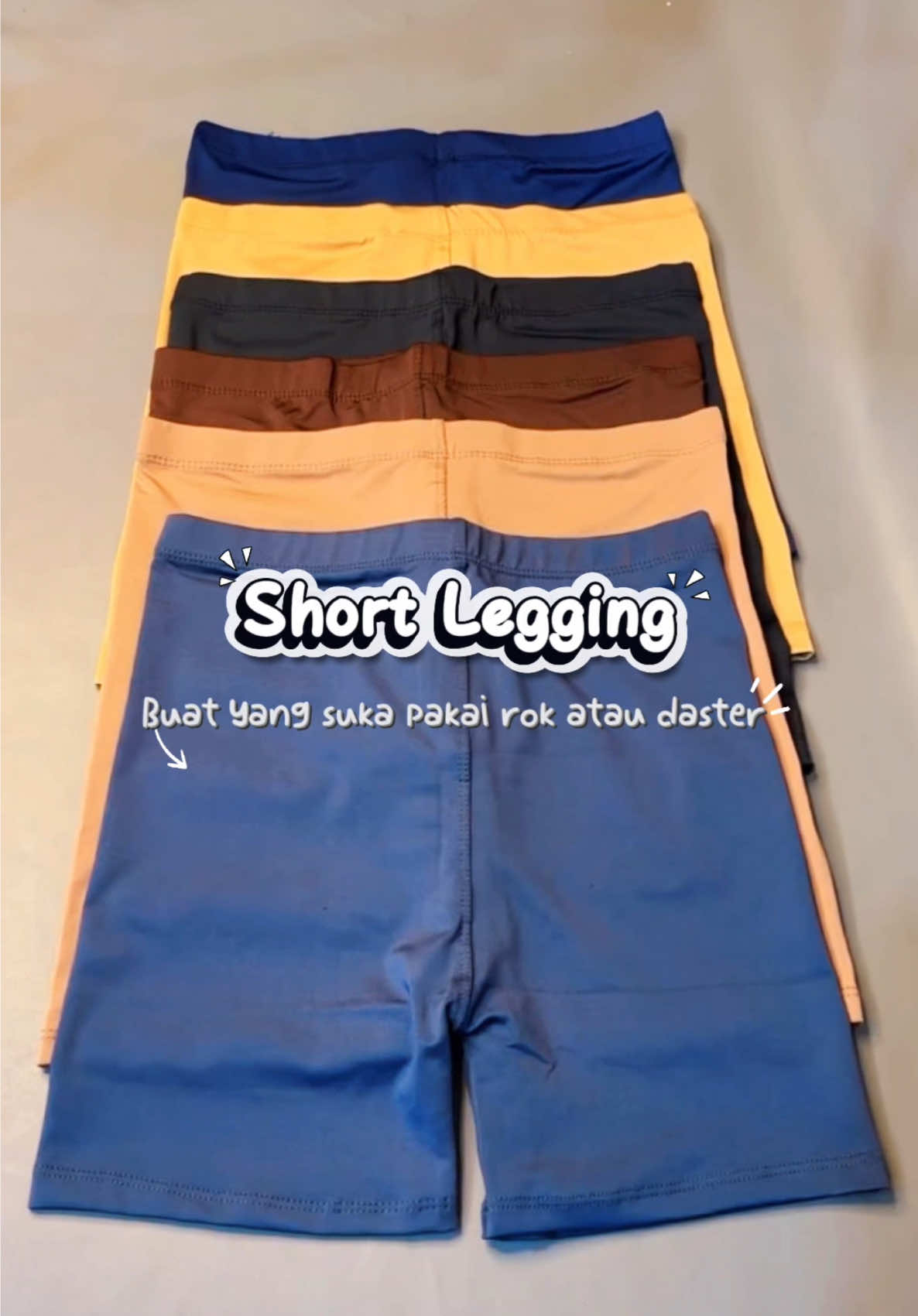Offline 15rb/pc ❌ Tiktok 50rb/6pc✅ Buruan co guys buat daleman ini ademm pwolll 🥰 #shortpant #hotpant #celanapendekwanita #leggingpendek #shortlegging 