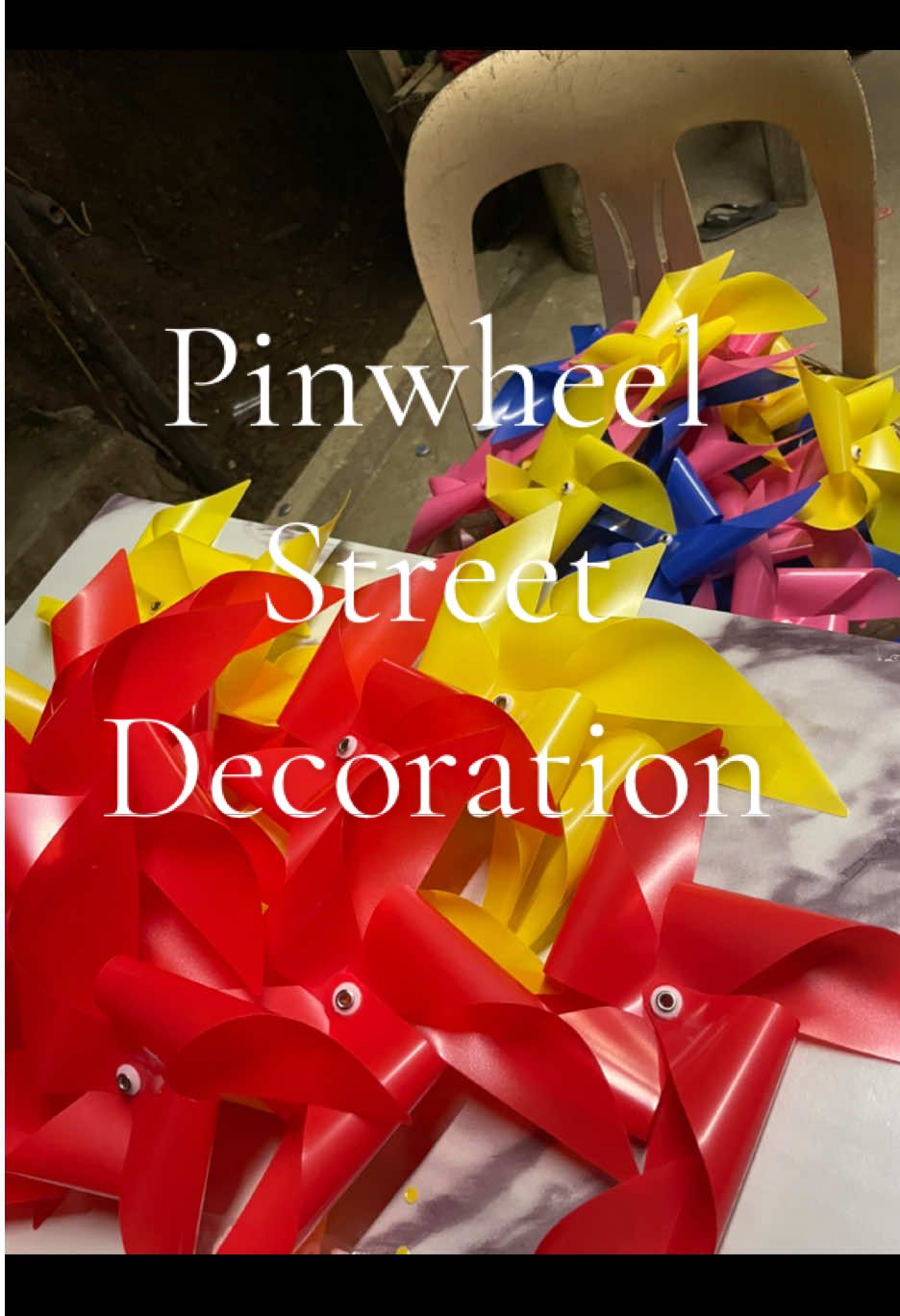 Our street decorations for barangay fiesta💖 I love it😍✨ #fiesta #streetdecor #summervibes☀️ #colorful #pinwheel 