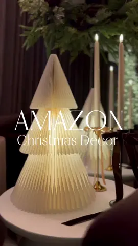 Turn your space into a winter wonderland ❄️ Shop these holiday decor essentials at the link in bio #amazonfinds #amazonhome #holidaydecor 🎥: @summertstyles