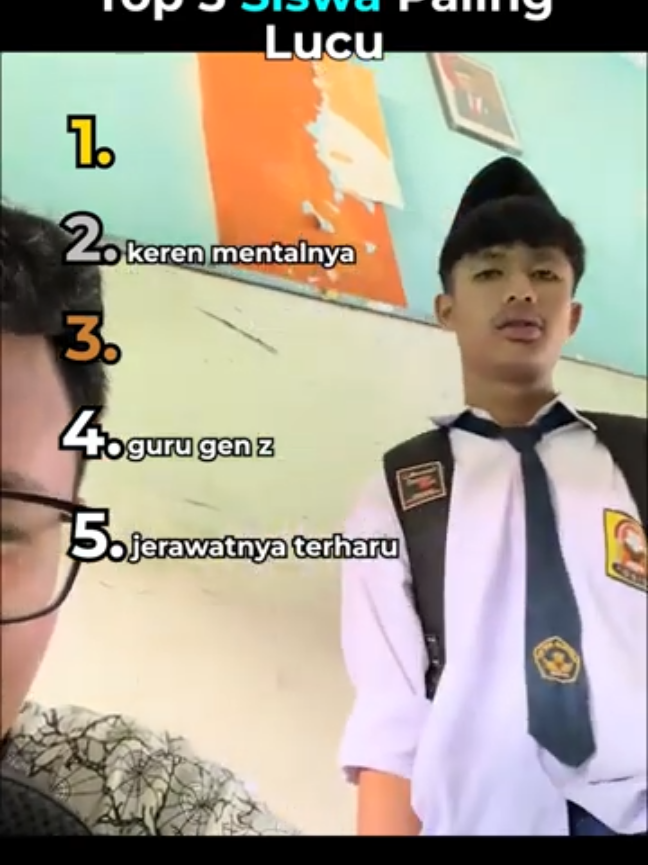 Top 5 Siswa Paling Lucu #ngakak 😂