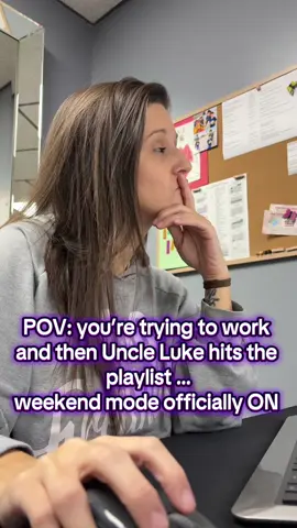 POV: you’re trying to work and then Uncle Luke hits the playlist … weekend mode officially ON  #F#FridayMoodW#WeekendVibesItsTheWeekend 