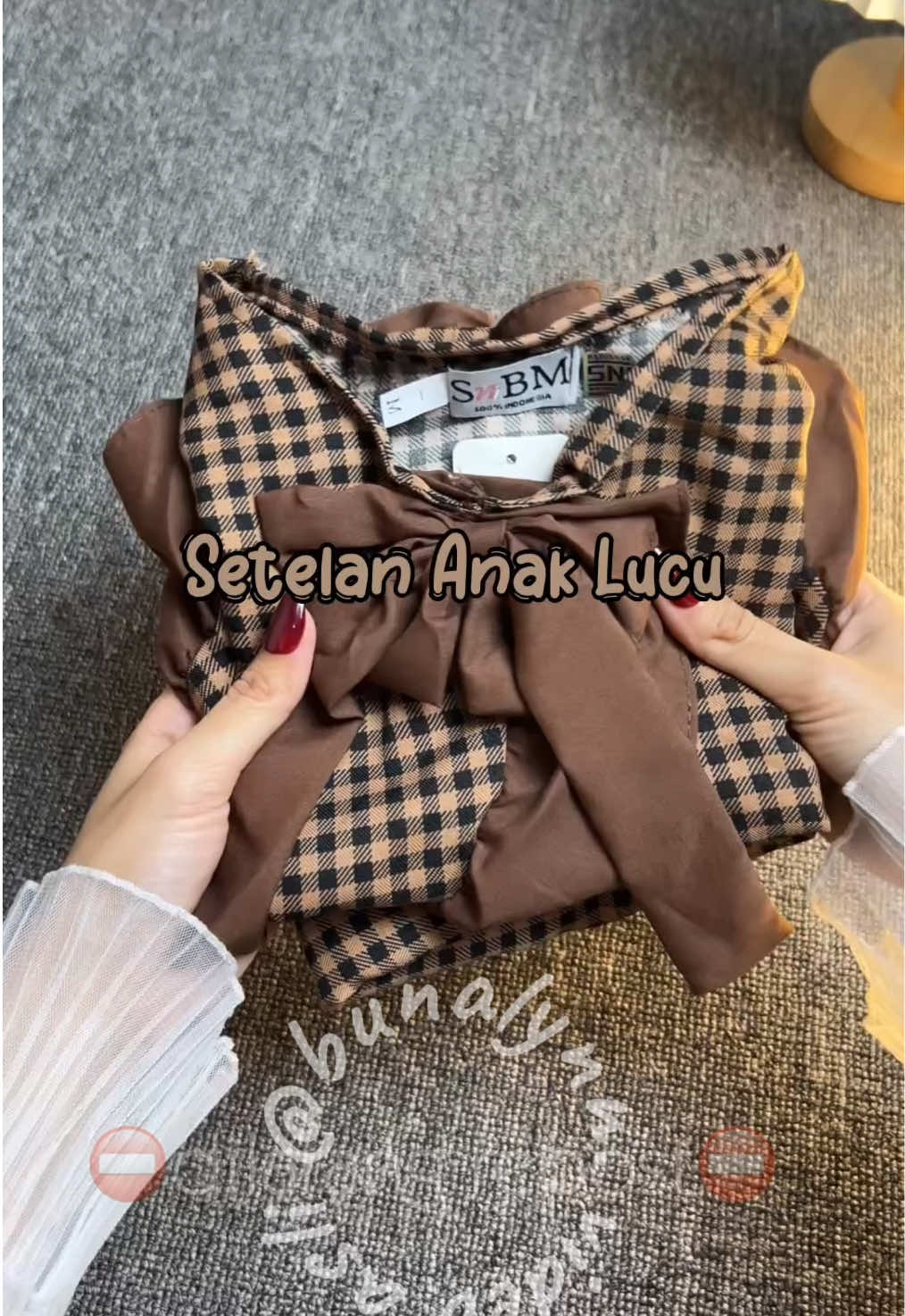 #setelananak #onesetanak #bajuanaklucu #ootdanakperempuan 