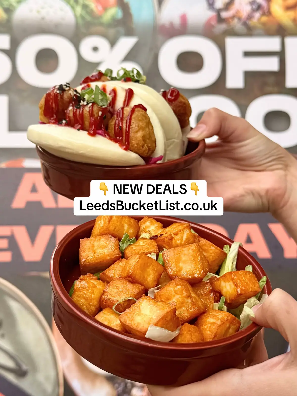 Head to leedsbucketlist.co.uk to redeem!  🍝 @Bibis Italian Restaurant Leeds  2 for 1 cocktails every Wednesday & Friday!  🍕@pizzapunksofficial Cheapdate Mondays Deal- 2 Pizzas, 2 Drinks for £32.50!  🍭@cinnaful  Get 15% off Pre-orders (boxes of 4 regular, 6 regular or 12 minis)  🍽️ Forde Horsforth Ls£18 Midweek Deal- get 3 small plates for £18!  @Carousel Bars 🎠  Enjoy 50% off all food, all day every day!  #leedsbucketlist #leedsfoodie #foodinleeds 