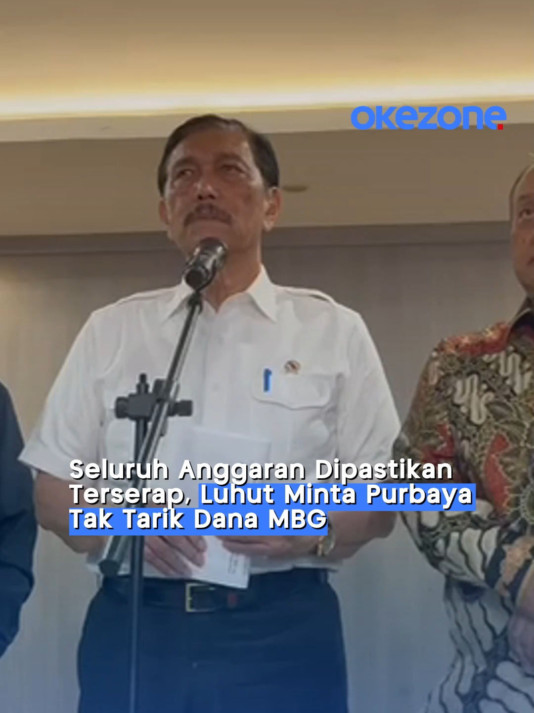 Ketua Dewan Ekonomi Nasional (DEN) Luhut Binsar Pandjaitan memastikan seluruh anggaran program Makan Bergizi Gratis (MBG) bakal terserap dengan baik. Dia meyakinkan kepada pemerintah, dalam hal ini, Kementerian Keuangan (Kemenkeu) untuk tidak menarik kembali alokasi dana MBG. #okezone #okezonecom #MBG #MakanBergiziGratis #luhutbinsarpandjaitan #BGN