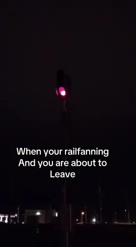 When your railfanning and about to leave this happens 