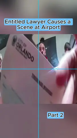 Entitled Lawyer Causes a Scene at Airport #cops #copsoftiktok #bodycamcops #bodycam #breakingcrime 