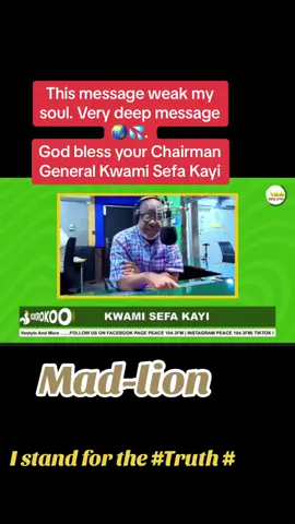 This message weak my soul. Very deep message 🌏💦#fypシ゚ #creatorsearchinsight #Watch #foryou #ghanatiktok🇬🇭 #nigeriatiktok🇳🇬🇳🇬🇳🇬 #nigeriatiktok🇳🇬🇳🇬🇳🇬 #ghanatiktok🇬🇭 #mad #madlionahafohwidiem #madlionahafohwidiem @Nyansa Wura @Suro Nipa Menua @UTV Ghana 