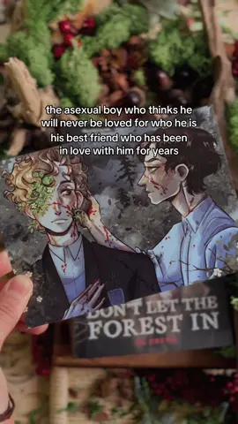 if you like gothic dark academia horror you need Don’t Let The Forest In to cry over (THESE TWO BOYS) ART by akkito_ on insta  #darkacademiabooks #readertok #falltbr #dontlettheforestin #bookaesthetic 