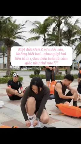 Một đứa Gen Z sợ nước sâu, không biết bơi...nhưng lại bơi liền tù tì 1,5km trên biển lad cảm giác như thế nào??? #rosiehocsong #trainghiem #nvnm #phattrienbanthan 